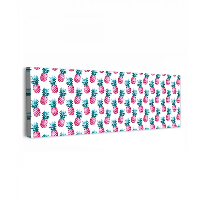 Ananas - Roze - Wit canvas 2cm klein 828 -z3d