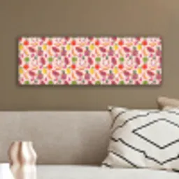 Roze - Kleuren - Fruit - Patroon canvas 2cm klein 828 -sfeer3