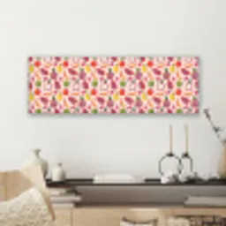 Roze - Kleuren - Fruit - Patroon canvas 2cm klein 828 -sfeer6