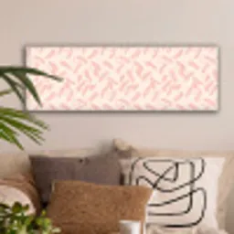 Roze - Veren - Patroon canvas 2cm klein 828 -sfeer1