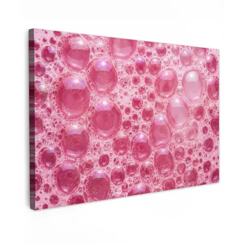 Roze - Schuim - Bubbels canvas 2cm klein -z3d