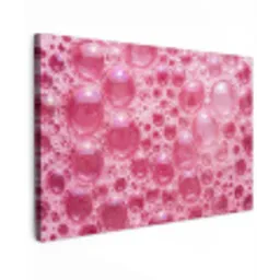 Roze - Schuim - Bubbels canvas 2cm klein -z3d