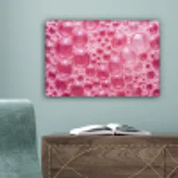Roze - Schuim - Bubbels canvas 2cm klein -sfeer4