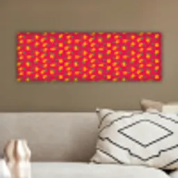 Roze - Mango - Blauwe - Streepjes canvas 2cm klein 828 -sfeer3