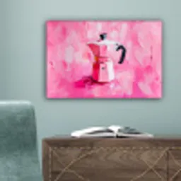 Roze - Verf - Coffee canvas 2cm klein -sfeer4