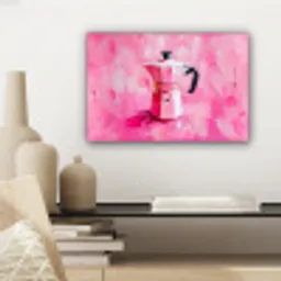 Roze - Verf - Coffee canvas 2cm klein -sfeer6