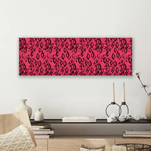 Roze - Slang - Motief canvas 2cm klein 828 -sfeer6
