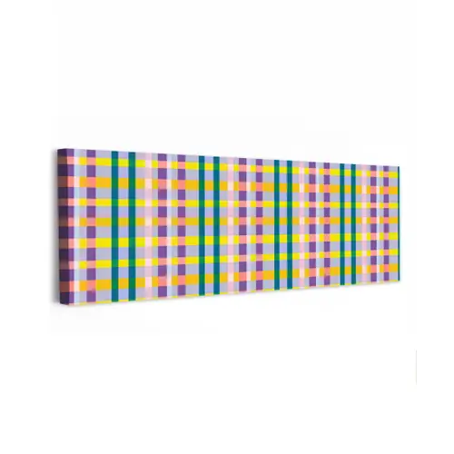 Ruit - Patroon - Kleurrijk canvas 2cm klein 828 -z3d