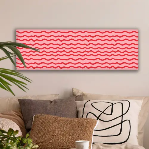 Speels - Patroon - Rood canvas 2cm klein 828 -sfeer1