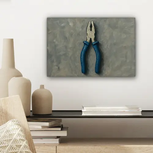 Tang - Schilderij - Textuur - Verf canvas 2cm klein -sfeer6