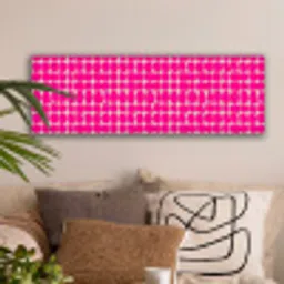Stippen - Patroon - Roze canvas 2cm klein 828 -sfeer1