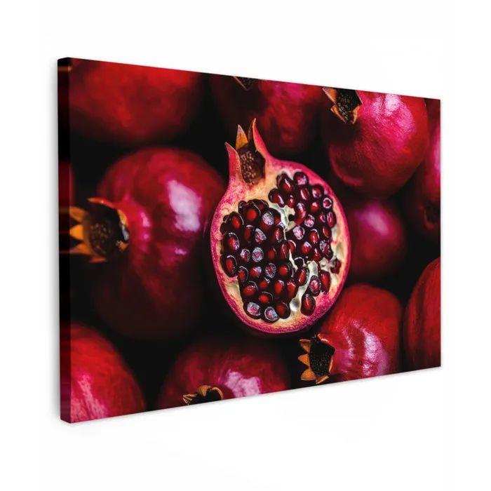 Granaatappel - Rood - Fruit canvas 2cm klein -z3d