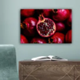 Granaatappel - Rood - Fruit canvas 2cm klein -sfeer4