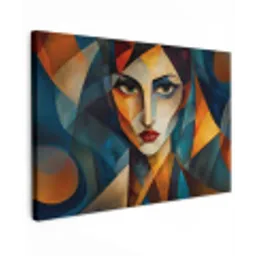 Portret - Abstract - Vormen canvas 2cm klein -z3d