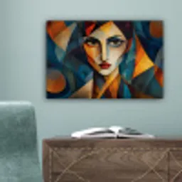 Portret - Abstract - Vormen canvas 2cm klein -sfeer4