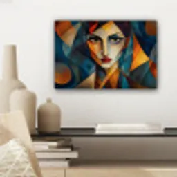 Portret - Abstract - Vormen canvas 2cm klein -sfeer6