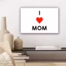 Spreuken - Quotes I Love Mom - Moederdag - Mama - Mama cadeau canvas 2cm klein -sfeer6