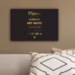 Spreuken - Quotes Mama Je Hebt Ons Al - Moeder - Moederdag cadeau voor mama - Goud canvas 2cm klein -sfeer3