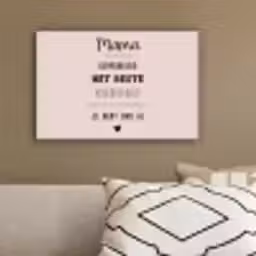 Spreuken - Quotes Mama Je Hebt Ons Al - Moederdag cadeau voor mama - Roze canvas 2cm klein -sfeer3