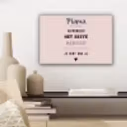 Spreuken - Quotes Mama Je Hebt Ons Al - Moederdag cadeau voor mama - Roze canvas 2cm klein -sfeer6