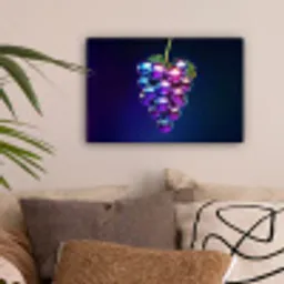 Paars - Disco - Feest - Druif canvas 2cm klein -sfeer1