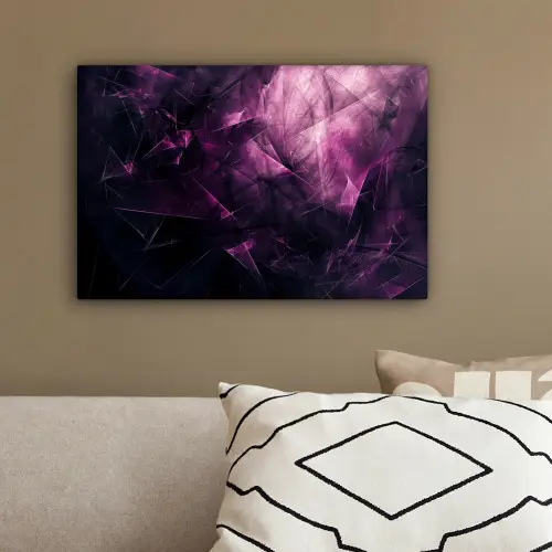 Paars - Licht - Zwart canvas 2cm klein -sfeer3