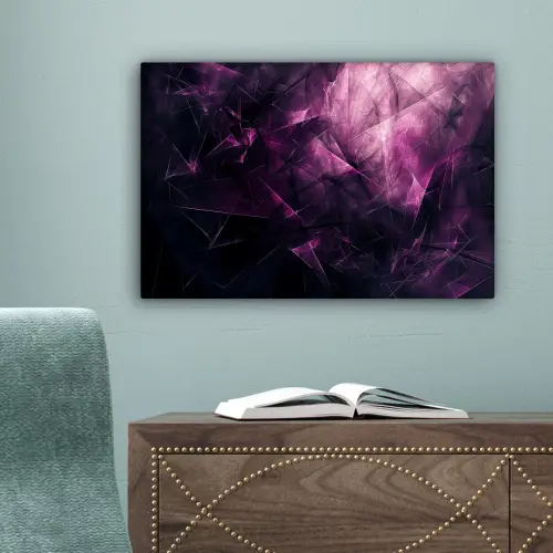 Paars - Licht - Zwart canvas 2cm klein -sfeer4