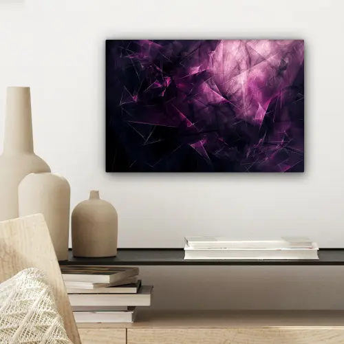 Paars - Licht - Zwart canvas 2cm klein -sfeer6