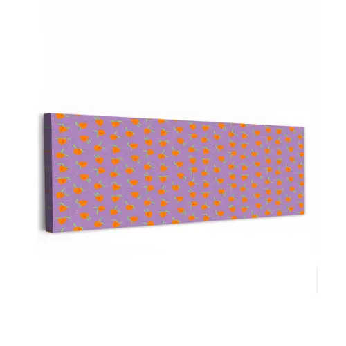 Paars - Oranje - Perzik canvas 2cm klein 828 -z3d