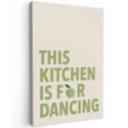 Quote - Appel - Illustratie canvas 2cm klein -z3d