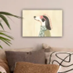 Quote - Hond - Zonnebril canvas 2cm klein -sfeer1