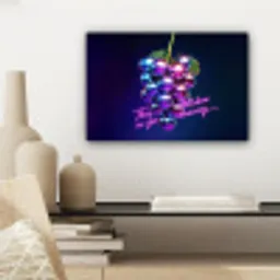 Quote - Neon - Disco - Druiven canvas 2cm klein -sfeer6