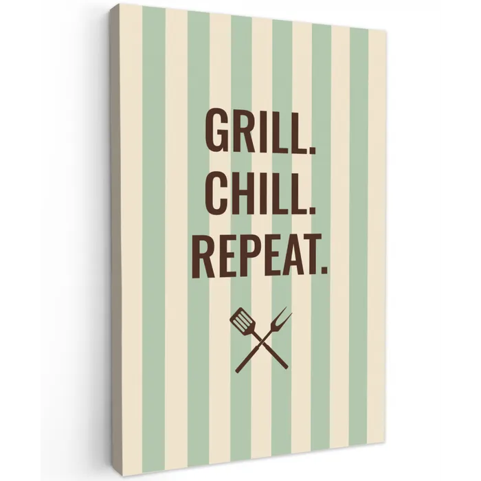 Quote - Strepen - Grill canvas 2cm klein -z3d