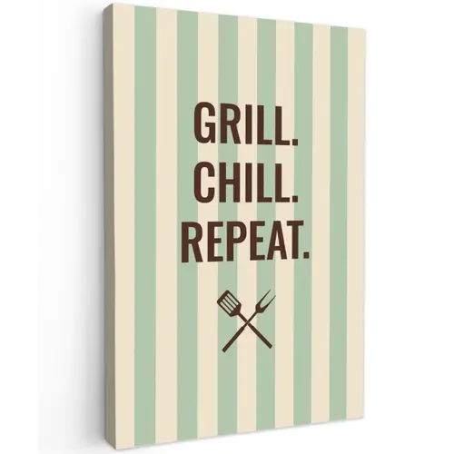 Quote - Strepen - Grill canvas 2cm klein -z3d