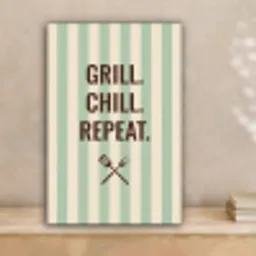 Quote - Strepen - Grill canvas 2cm klein -sfeer1