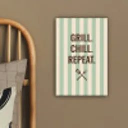 Quote - Strepen - Grill canvas 2cm klein -sfeer3