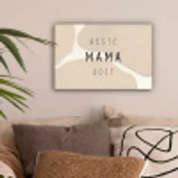 Quotes - Beste mama ooit - Mama - Spreuken canvas 2cm klein -sfeer1