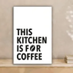 Quotes  - Koffie - Bonen - Modern canvas 2cm klein -sfeer1