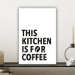 Quotes  - Koffie - Bonen - Modern canvas 2cm klein -sfeer6