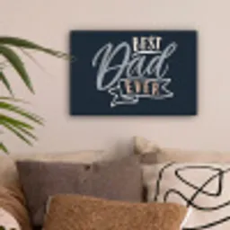 Quotes - Papa - Best dad ever - Spreuken canvas 2cm klein -sfeer1