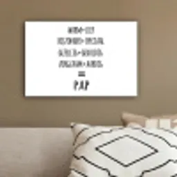 Quotes - Pap definitie - Spreuken - Vader canvas 2cm klein -sfeer3