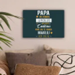 Quotes - Papa - Spreuken - Papa jij hebt ons al canvas 2cm klein -sfeer1