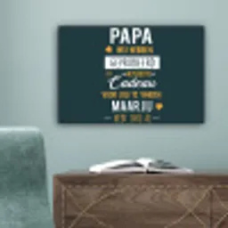 Quotes - Papa - Spreuken - Papa jij hebt ons al canvas 2cm klein -sfeer4