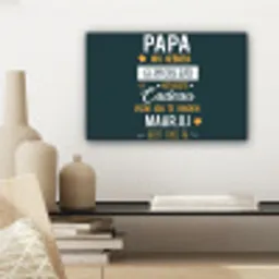 Quotes - Papa - Spreuken - Papa jij hebt ons al canvas 2cm klein -sfeer6
