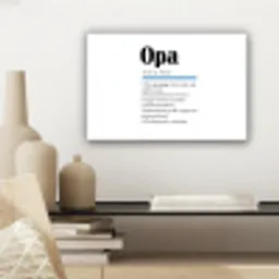 Quotes - Opa betekenis - Spreuken - Woordenboek canvas 2cm klein -sfeer6