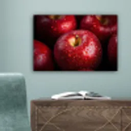 Rood - Appels - Fruit canvas 2cm klein -sfeer4