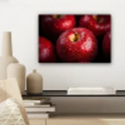 Rood - Appels - Fruit canvas 2cm klein -sfeer6