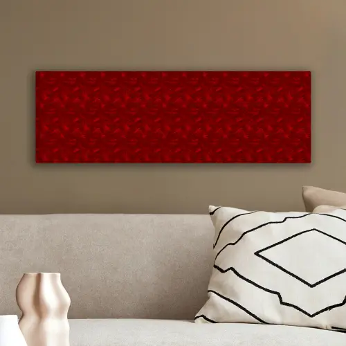 Rood - Vogel - Patroon canvas 2cm klein 828 -sfeer3