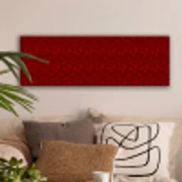 Rood - Vogel - Patroon canvas 2cm klein 828 -sfeer1