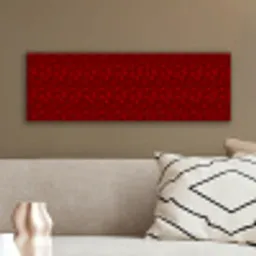 Rood - Vogel - Patroon canvas 2cm klein 828 -sfeer3